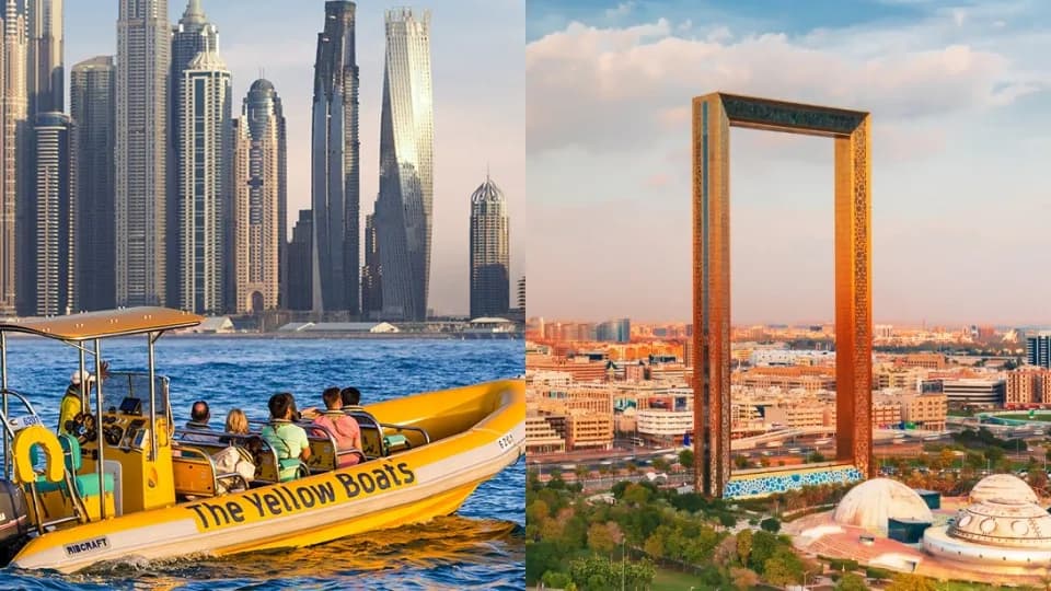 Save Up to 34% with Combo: 99 Minutes Premium Boat Tour + FREE Dubai Frame fr - Image 1